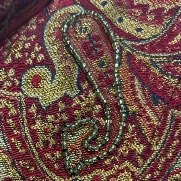 CHRISTOPHER & BANKS 2 PIECE PLUS SZ BEADED TAPESTRY VEST & SCARF SIZE 14X - Picture 10 of 16